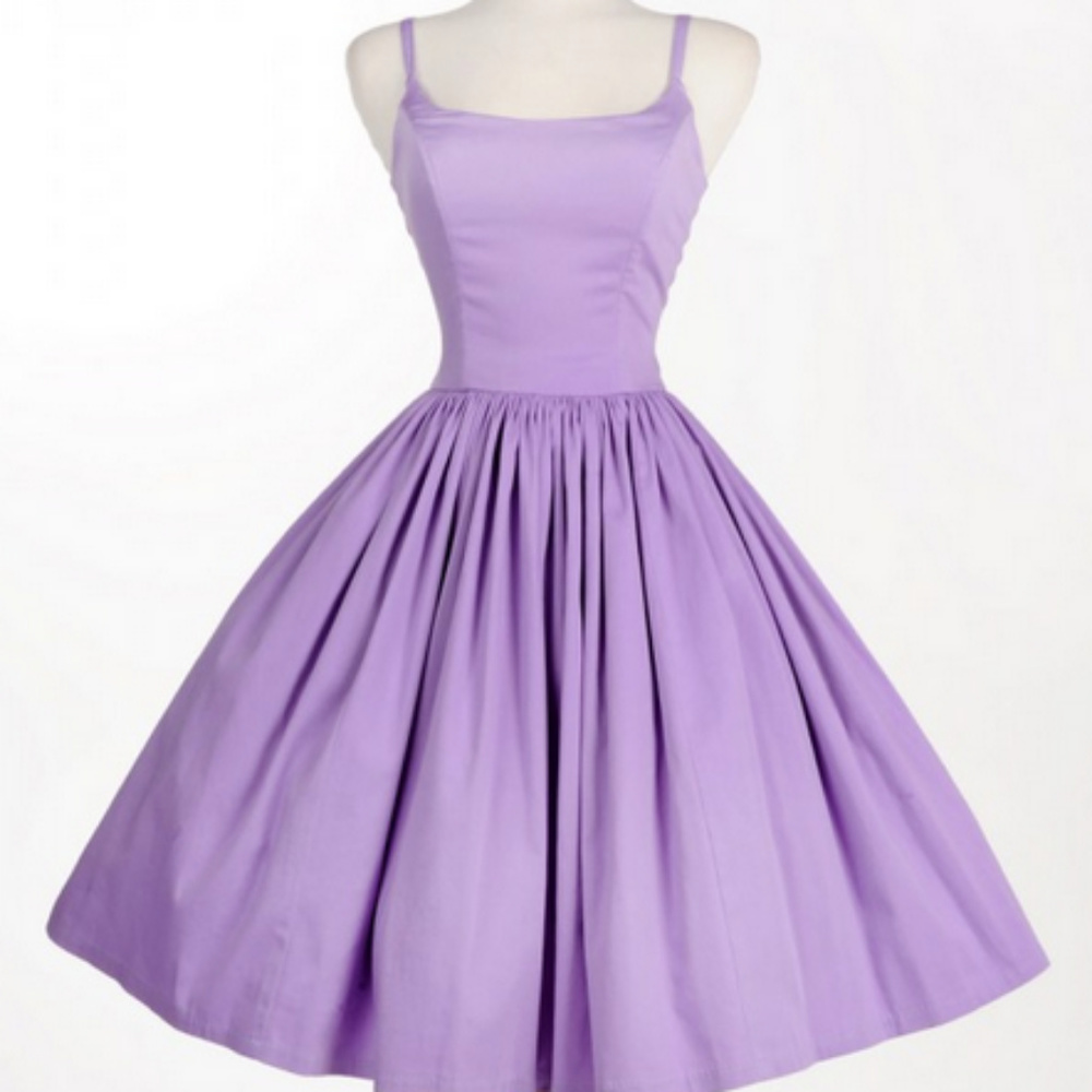 Jenny Vintage 1950's Lilac Dress
